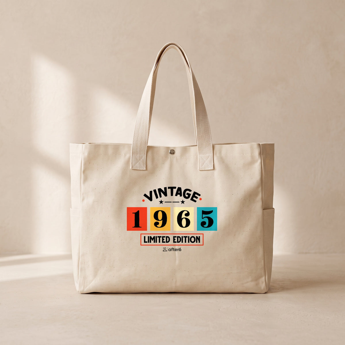 1965 - Çıtçıtlı Tote Bag