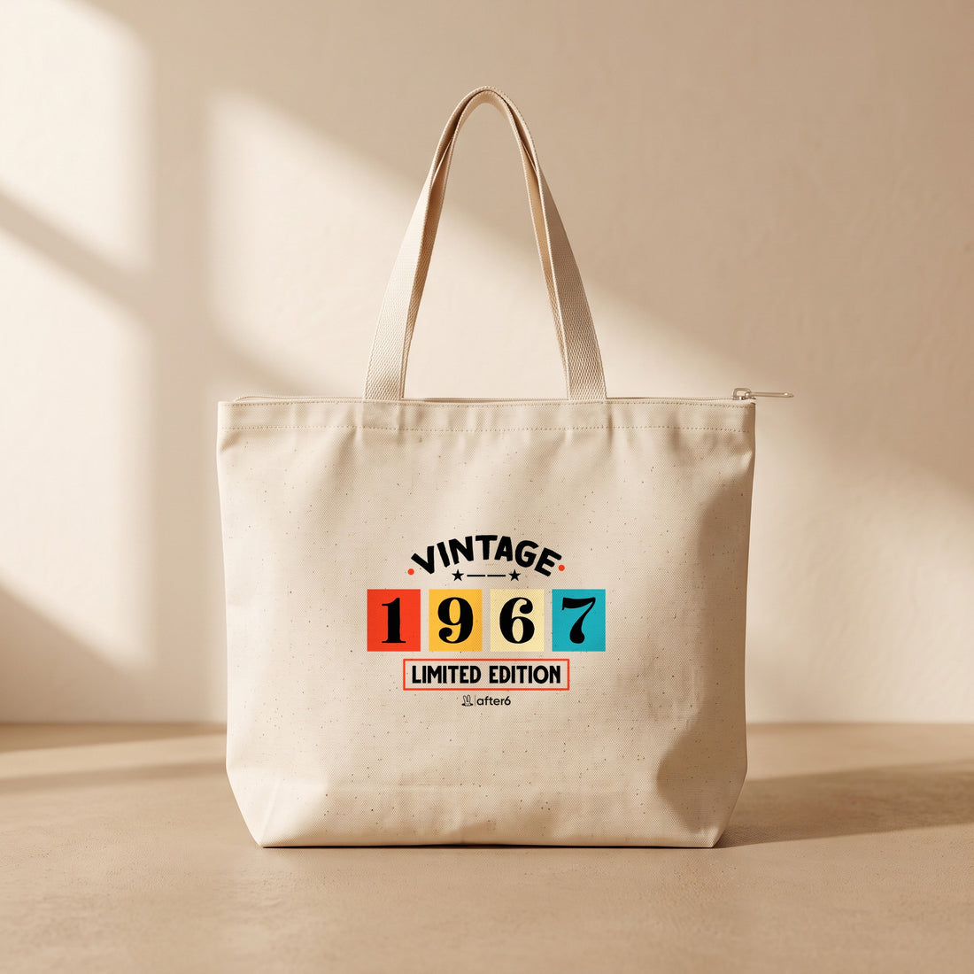 1967 - Fermuarlı Tote Bag