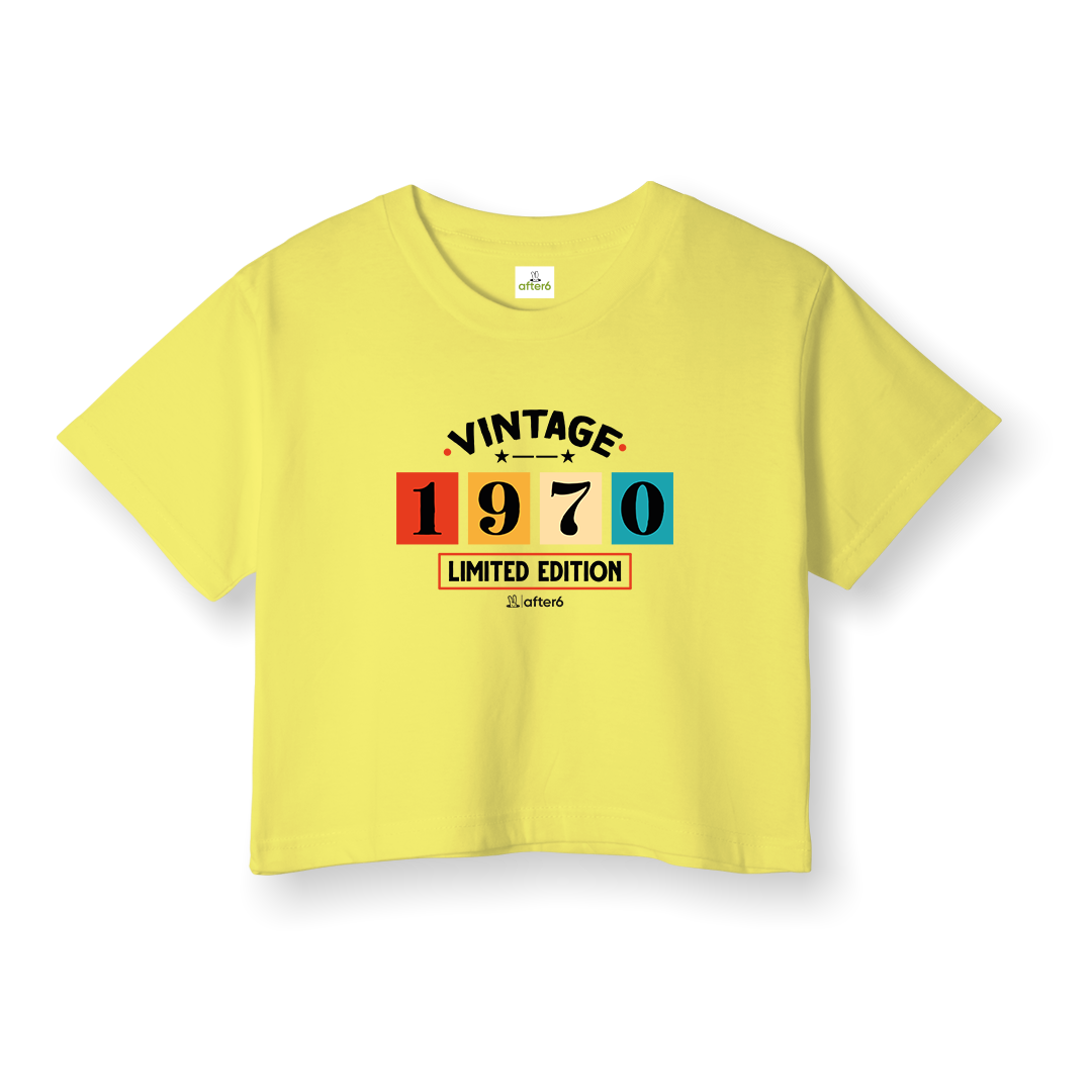 1970 - Crop T-Shirt