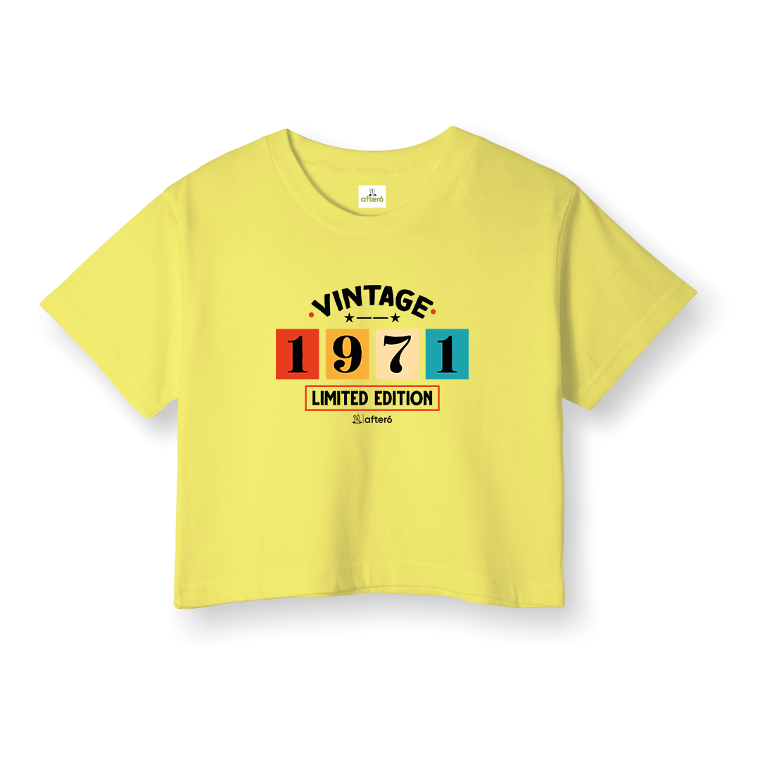1971 - Crop T-Shirt