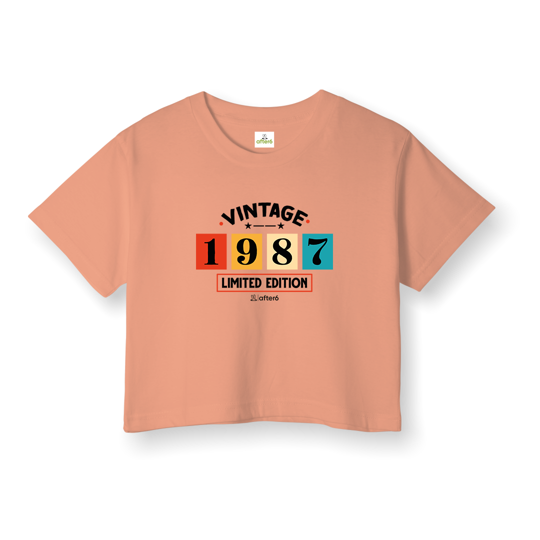1987 - Crop T-Shirt