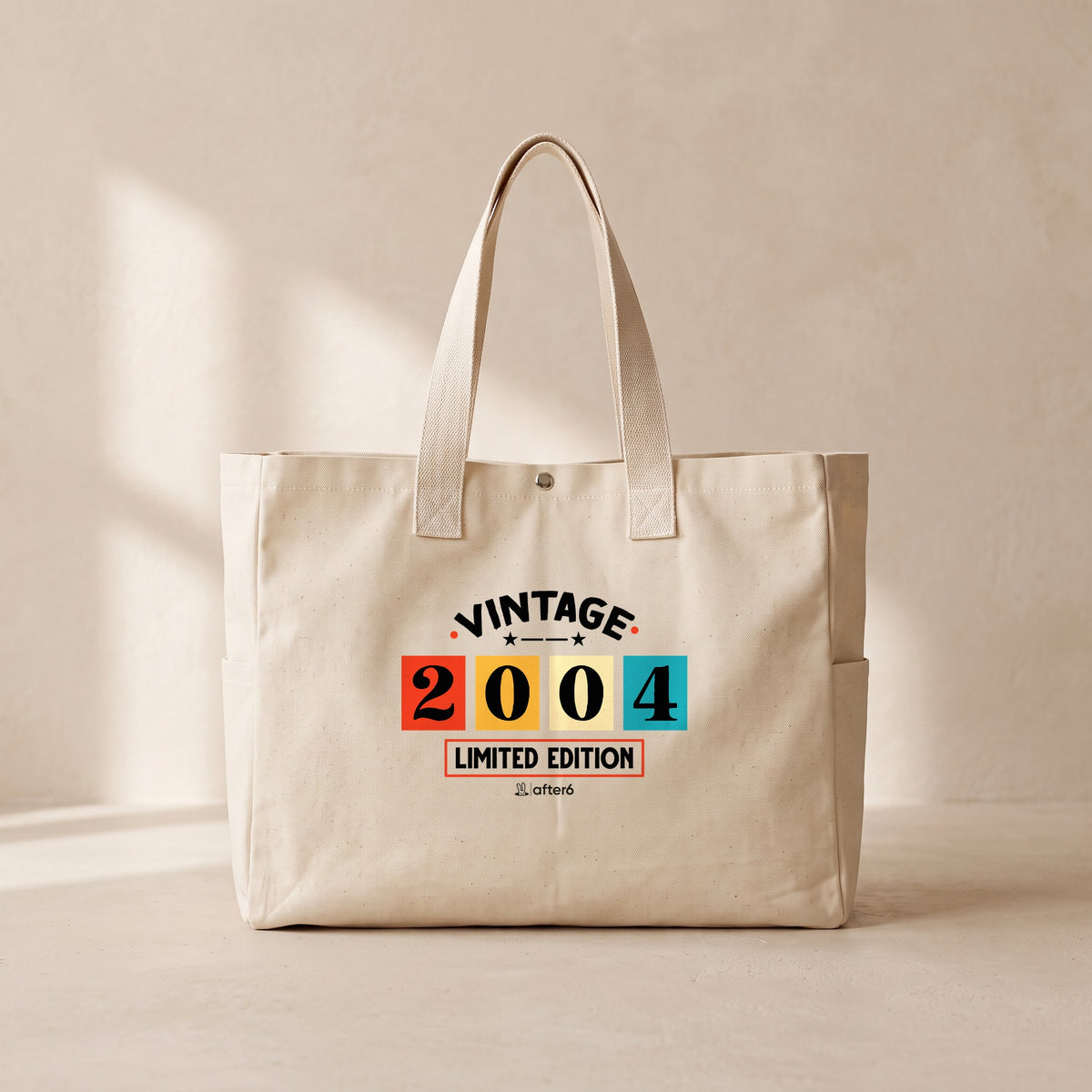 2004 - Çıtçıtlı Tote Bag