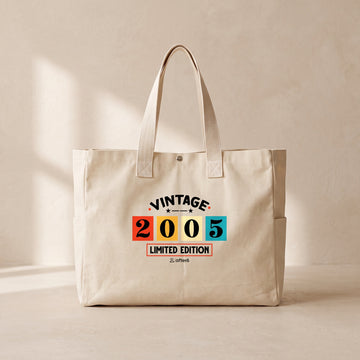 2005 - Çıtçıtlı Tote Bag