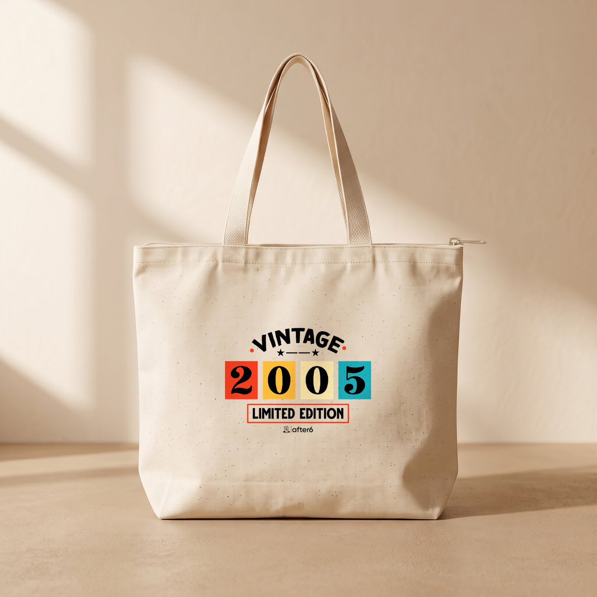 2005 - Fermuarlı Tote Bag