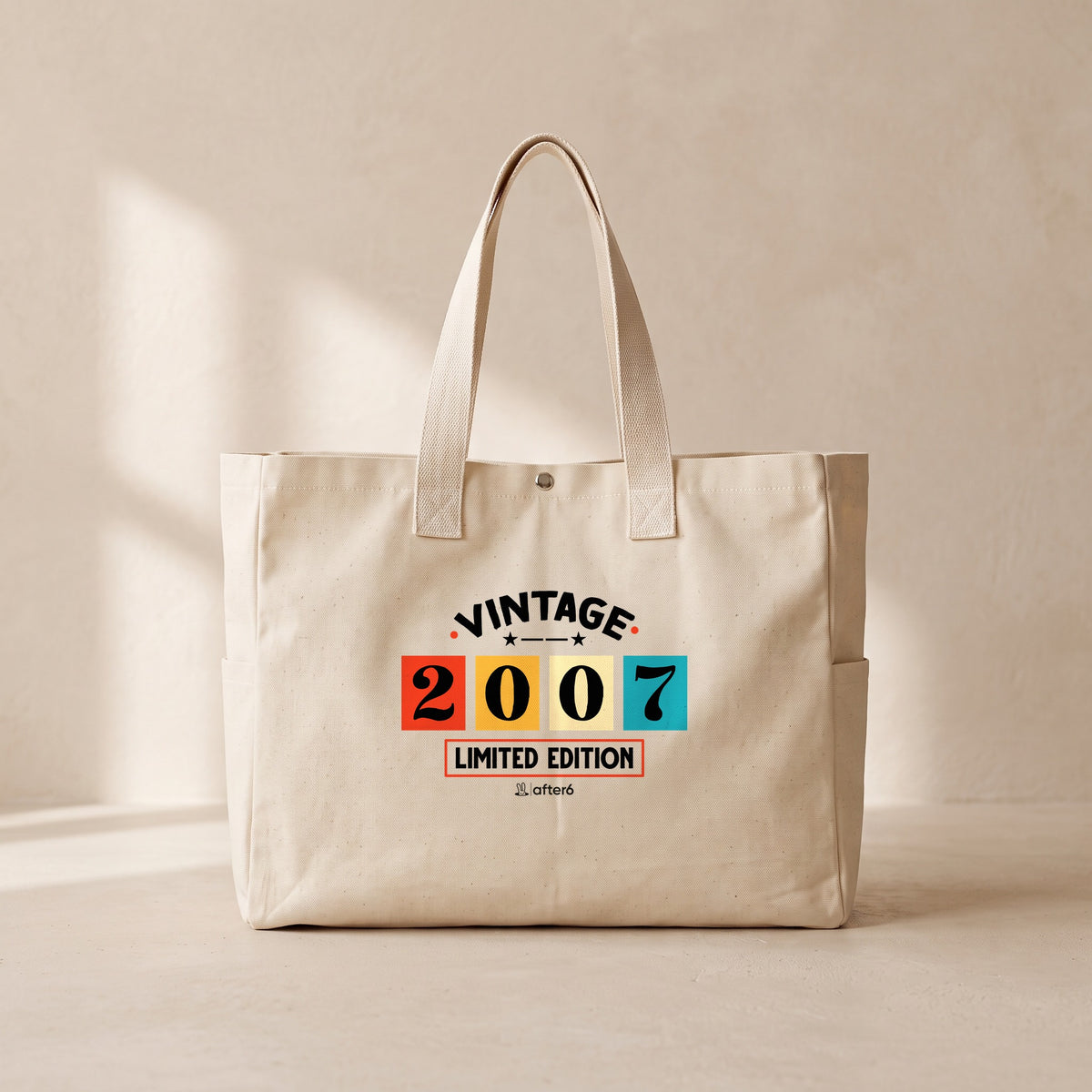 2007 - Çıtçıtlı Tote Bag