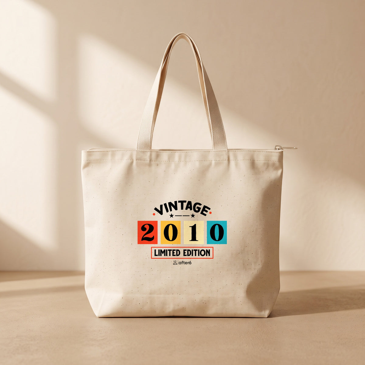 2010 - Fermuarlı Tote Bag