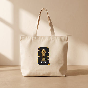 26 World Cup - Fermuarlı Tote Bag