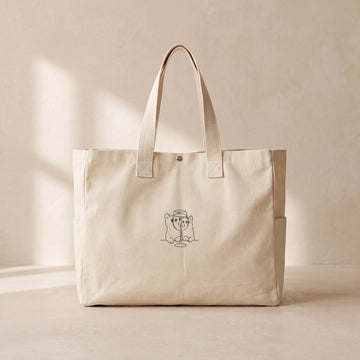 2cats1cup - Çıtçıtlı Tote Bag
