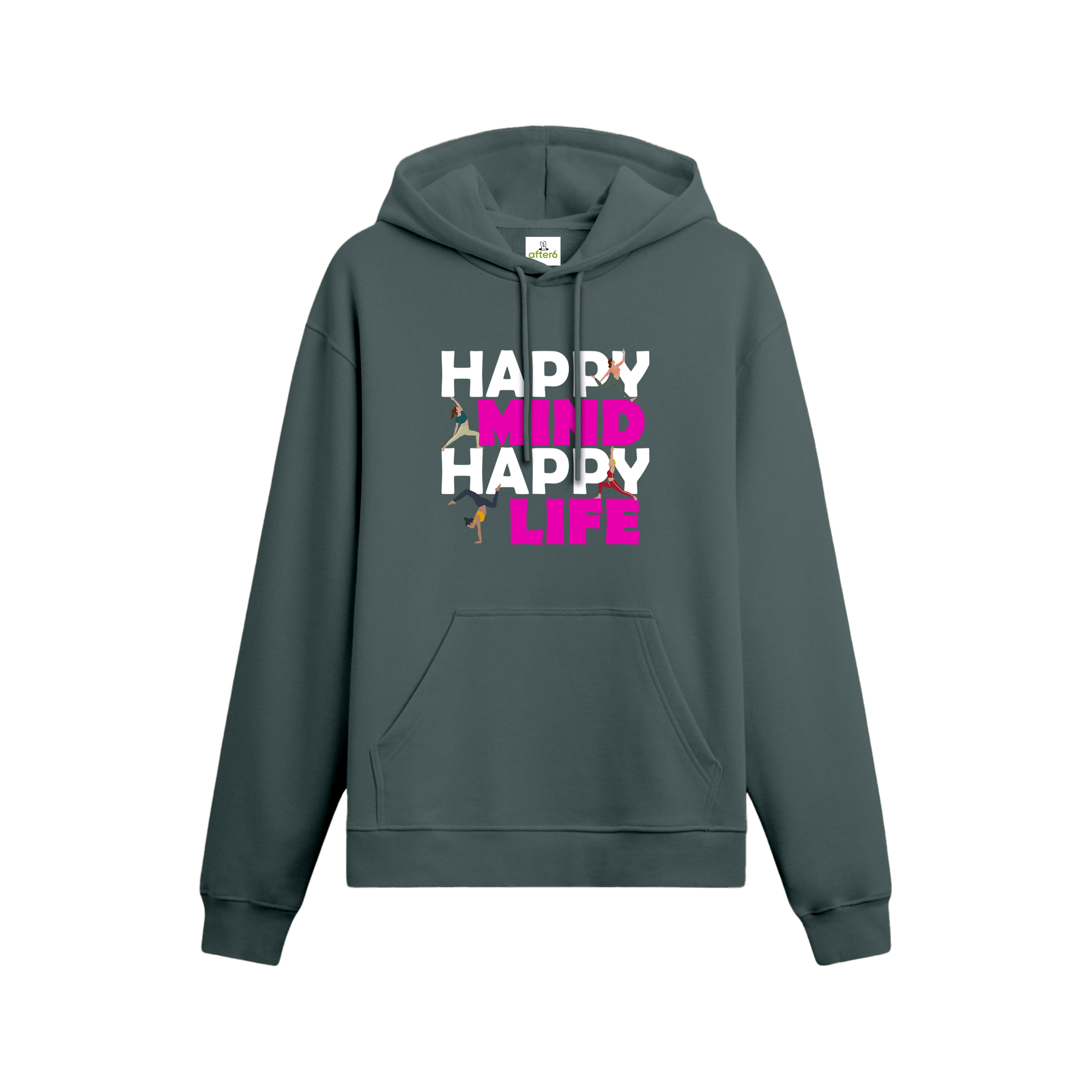Happy Mind Happy Life - Oversize Hoodie
