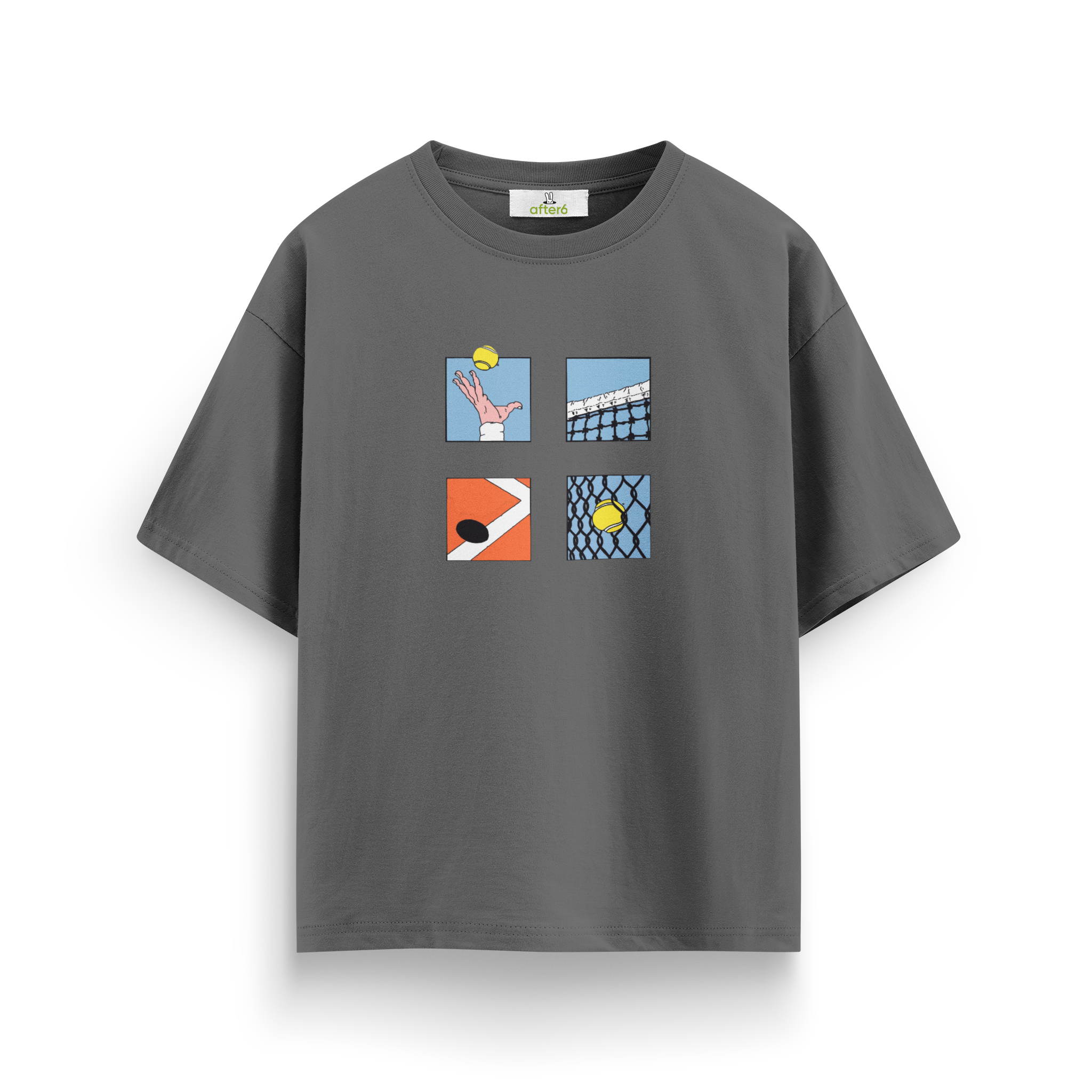 Lines & Tennis - Oversize T-Shirt