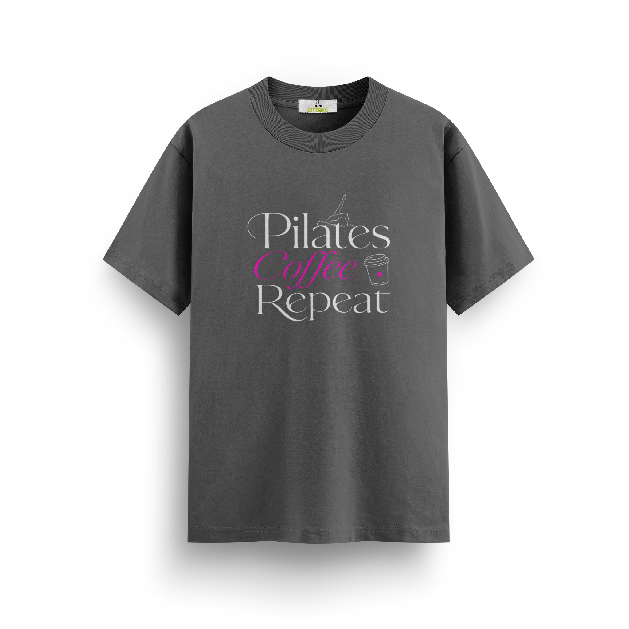 Pilates Coffee Repeat - Regular T-shirt