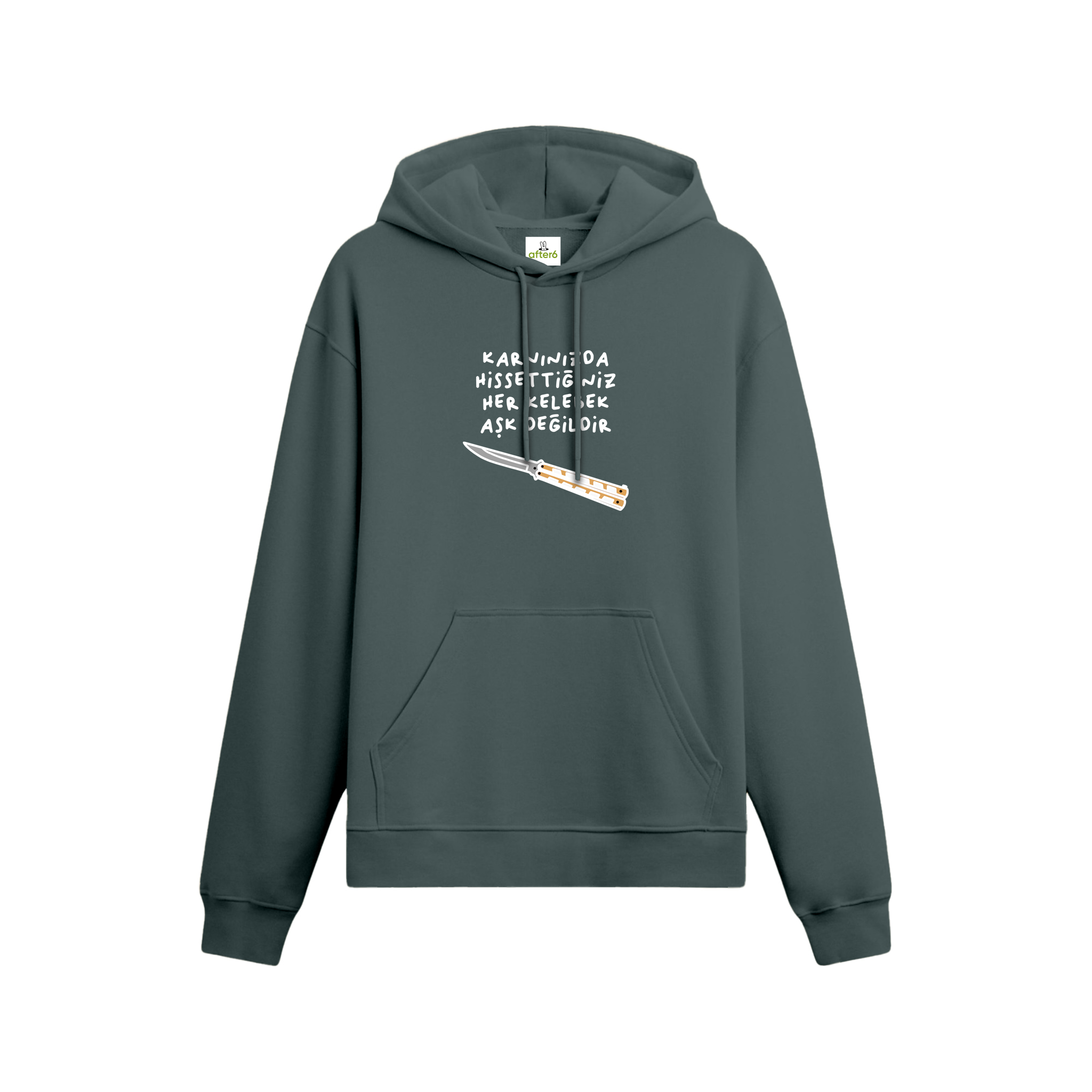 Her Kelebek Aşk Değildir - Oversize Hoodie