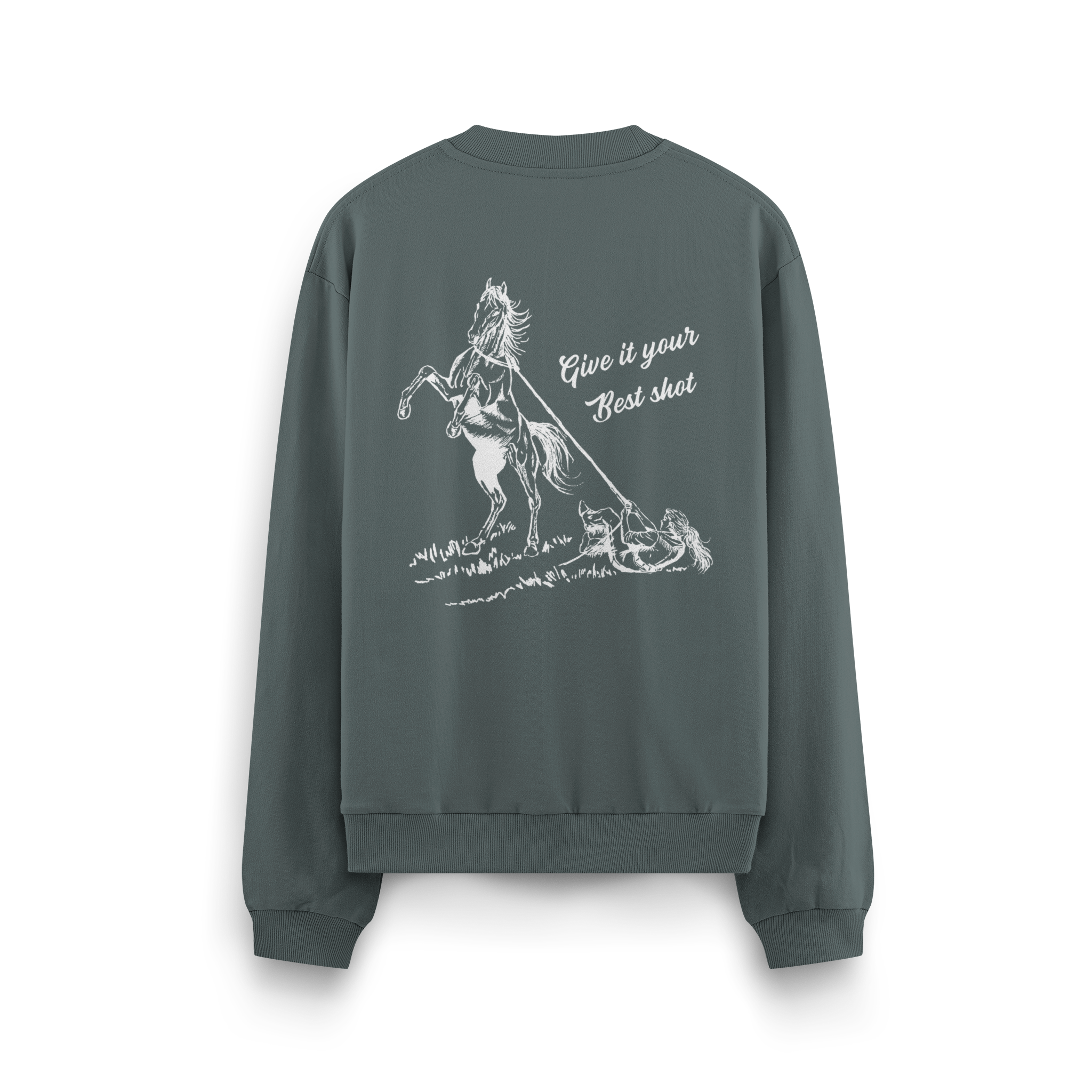 Give It Your Best Shot - Oversize Sweatshirt