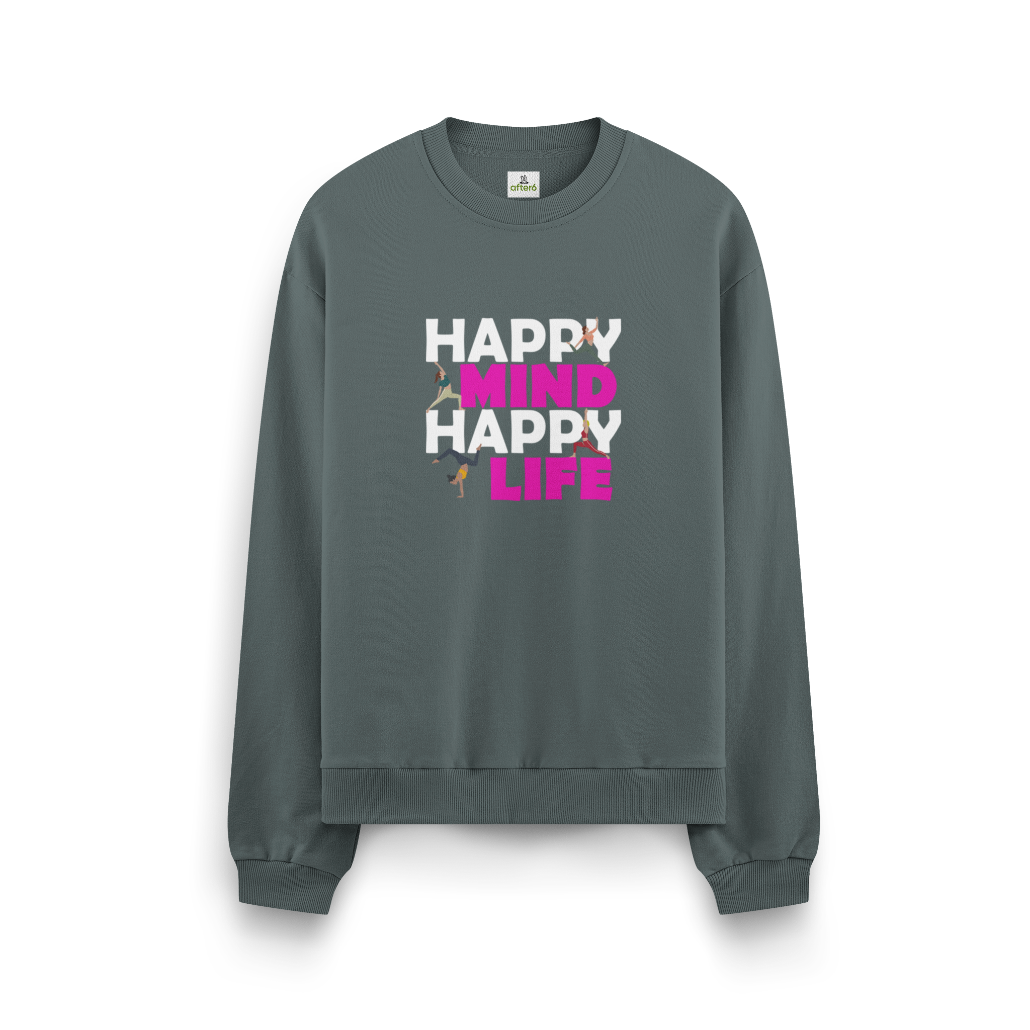 Happy Mind Happy Life - Oversize Sweatshirt
