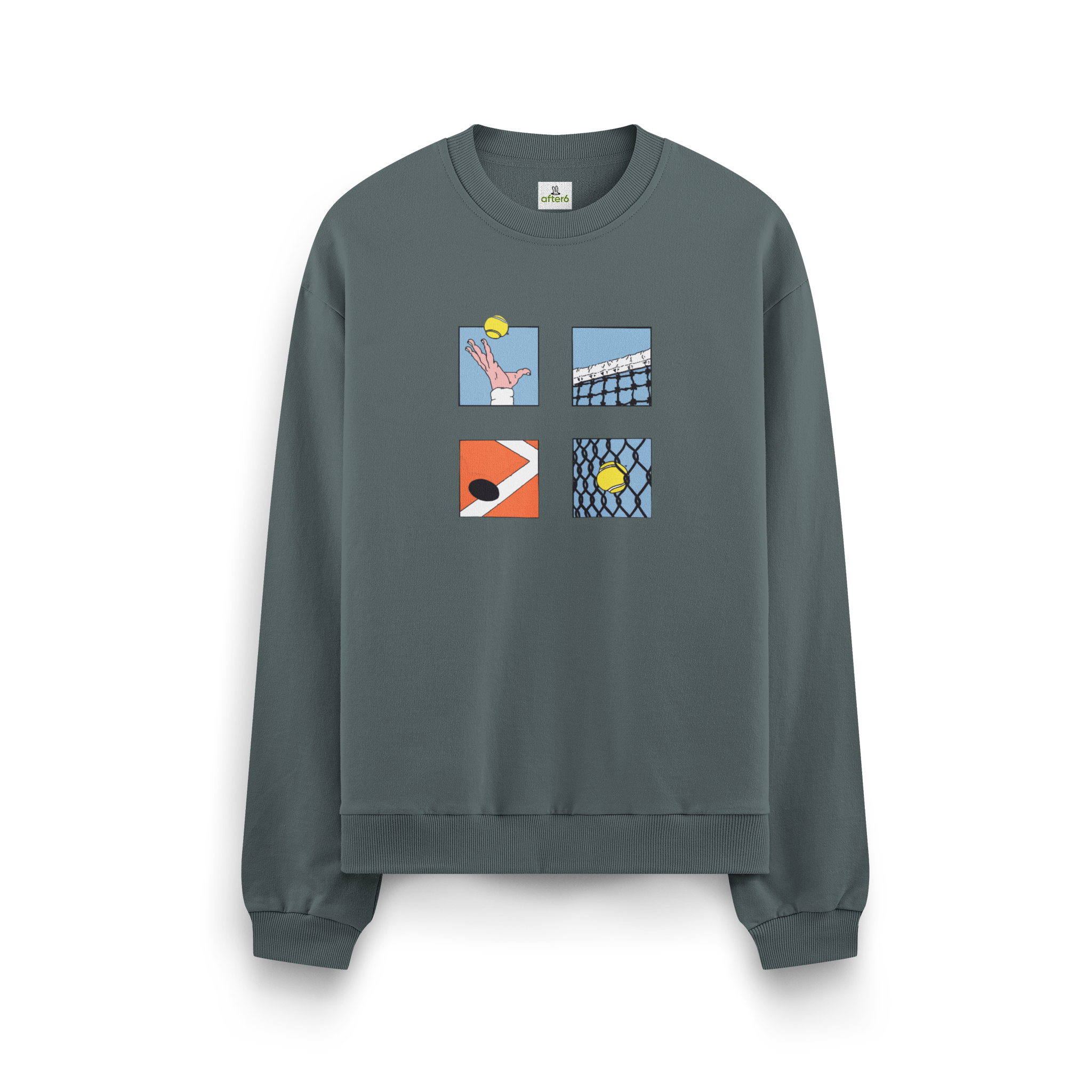 Lines & Tennis - Oversize Sweatshirt