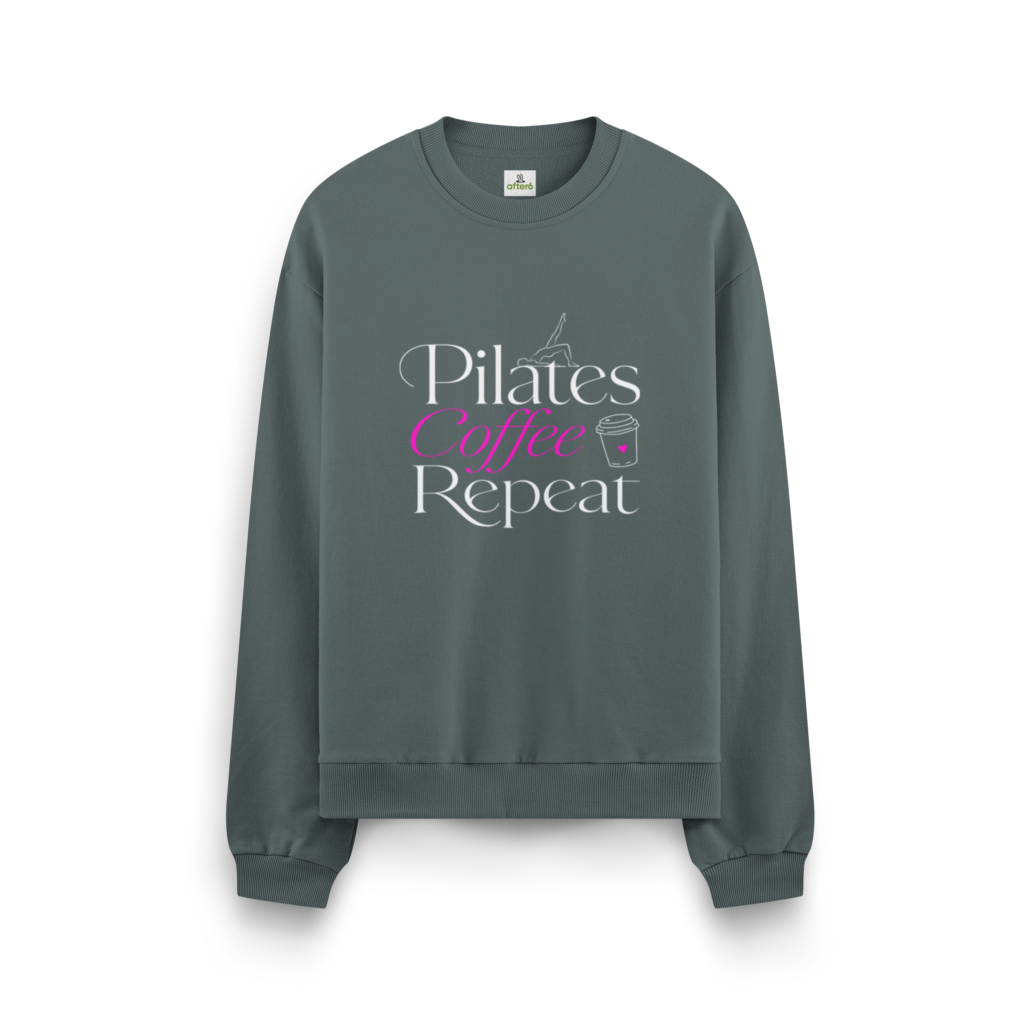 Pilates Coffee Repeat - Oversize Sweatshirt