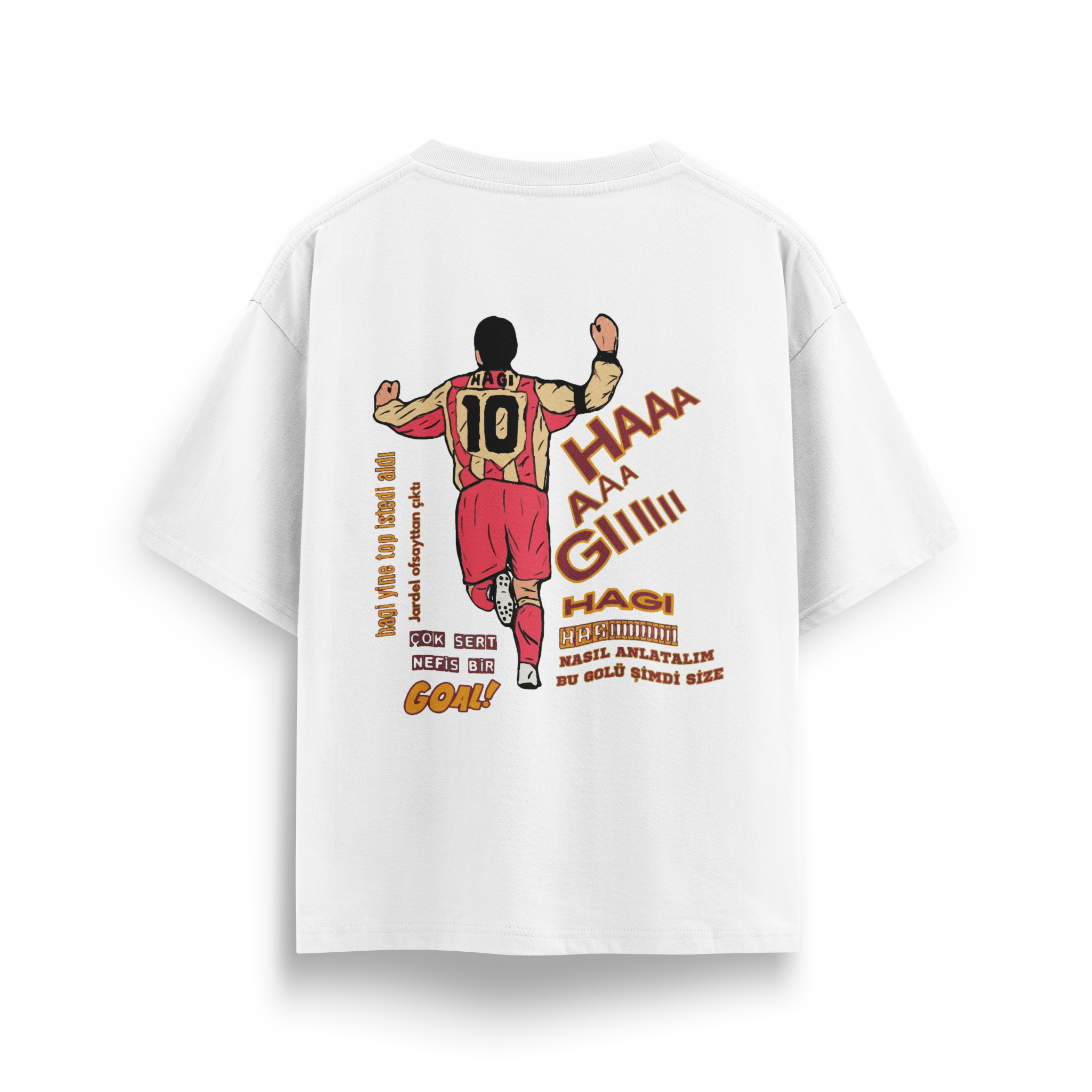 Nasıl anlatalım şimdi bu golü size - Oversize T-Shirt