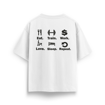 Eat Sleep Train - Oversize T-Shirt