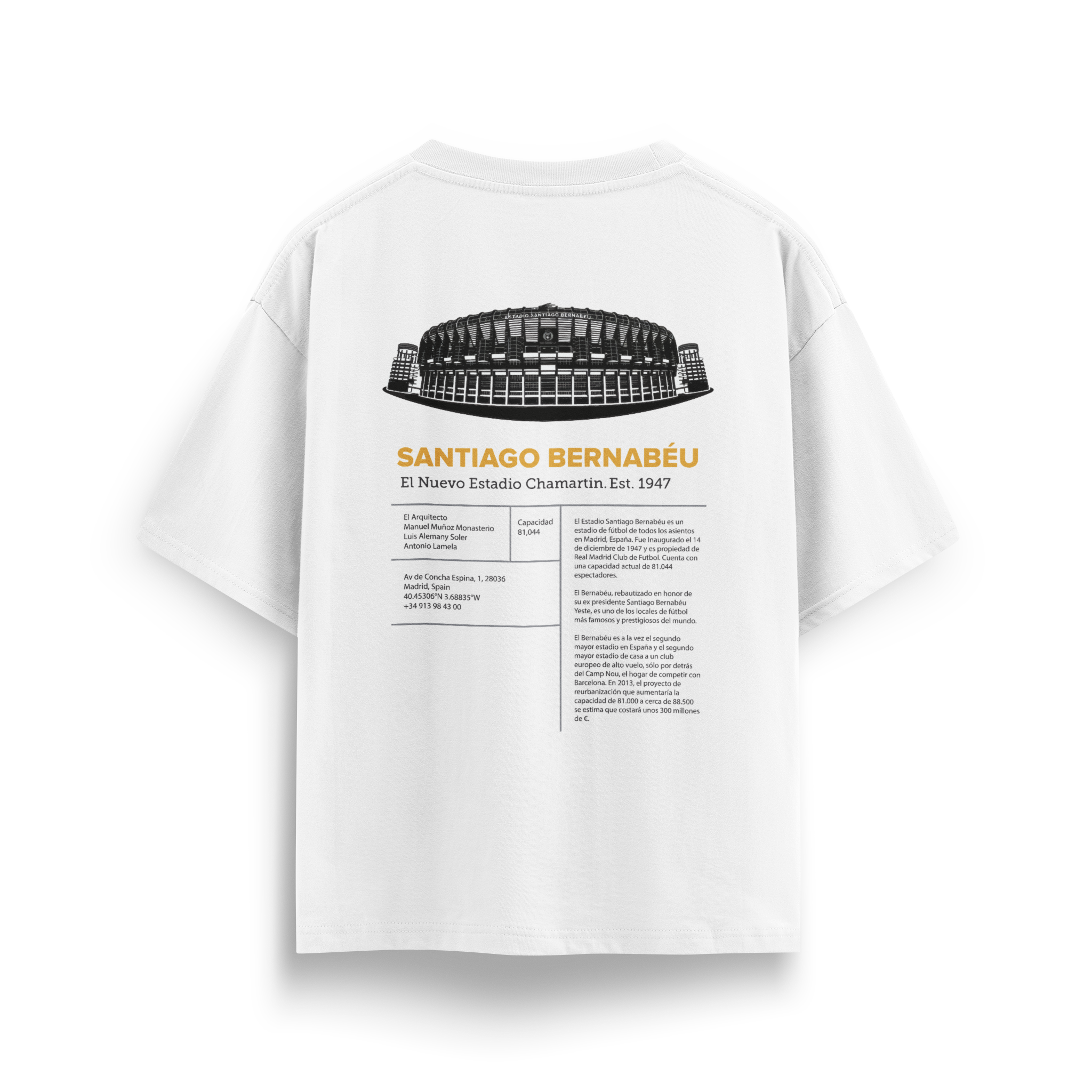 Santiago Bernabeu - Oversize T-Shirt