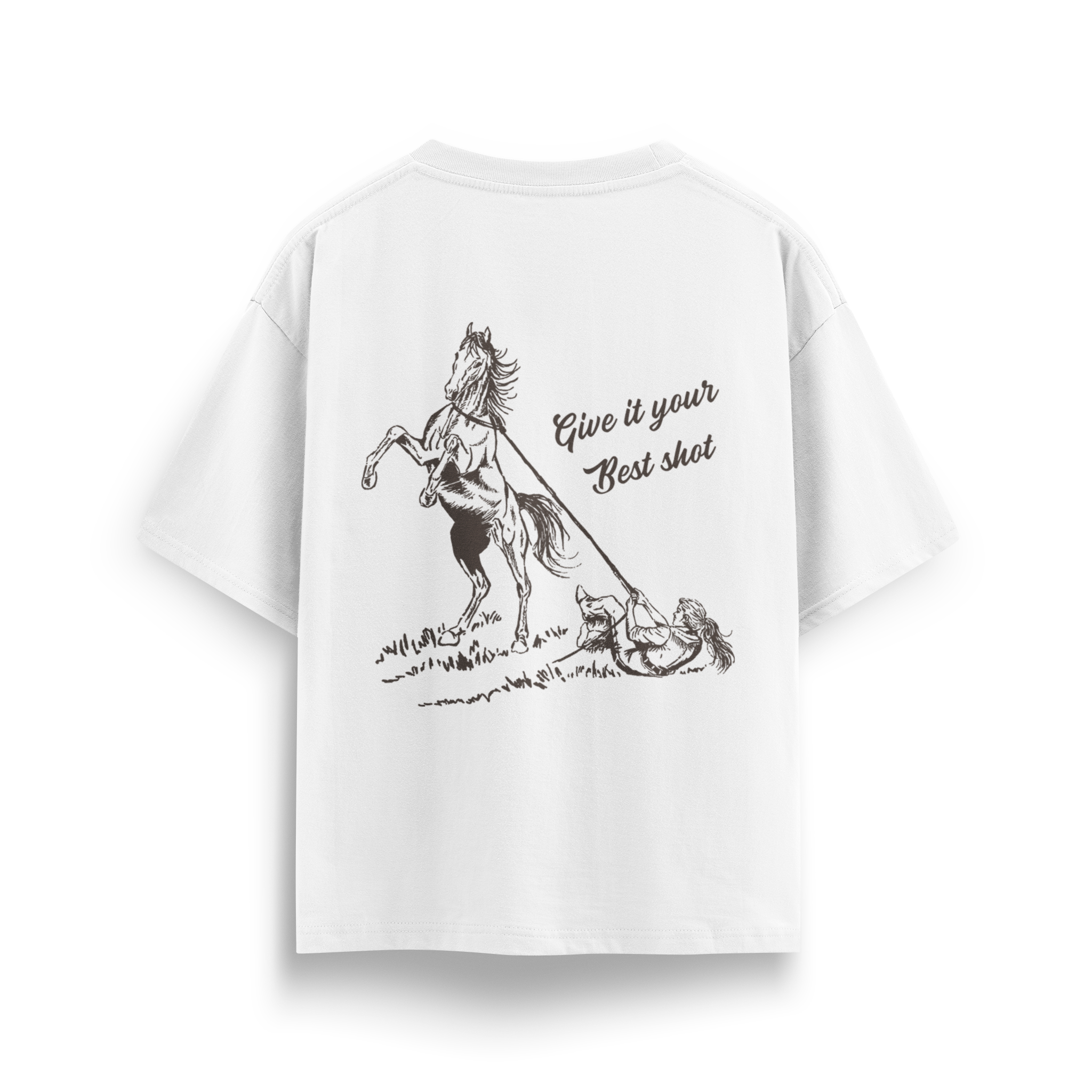 Give It Your Best Shot - Oversize T-Shirt