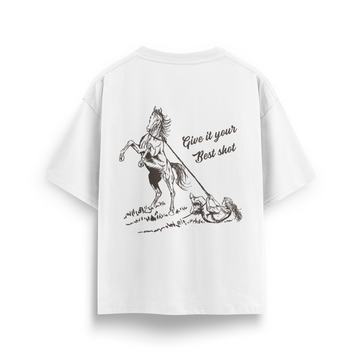 Give It Your Best Shot - Oversize T-Shirt