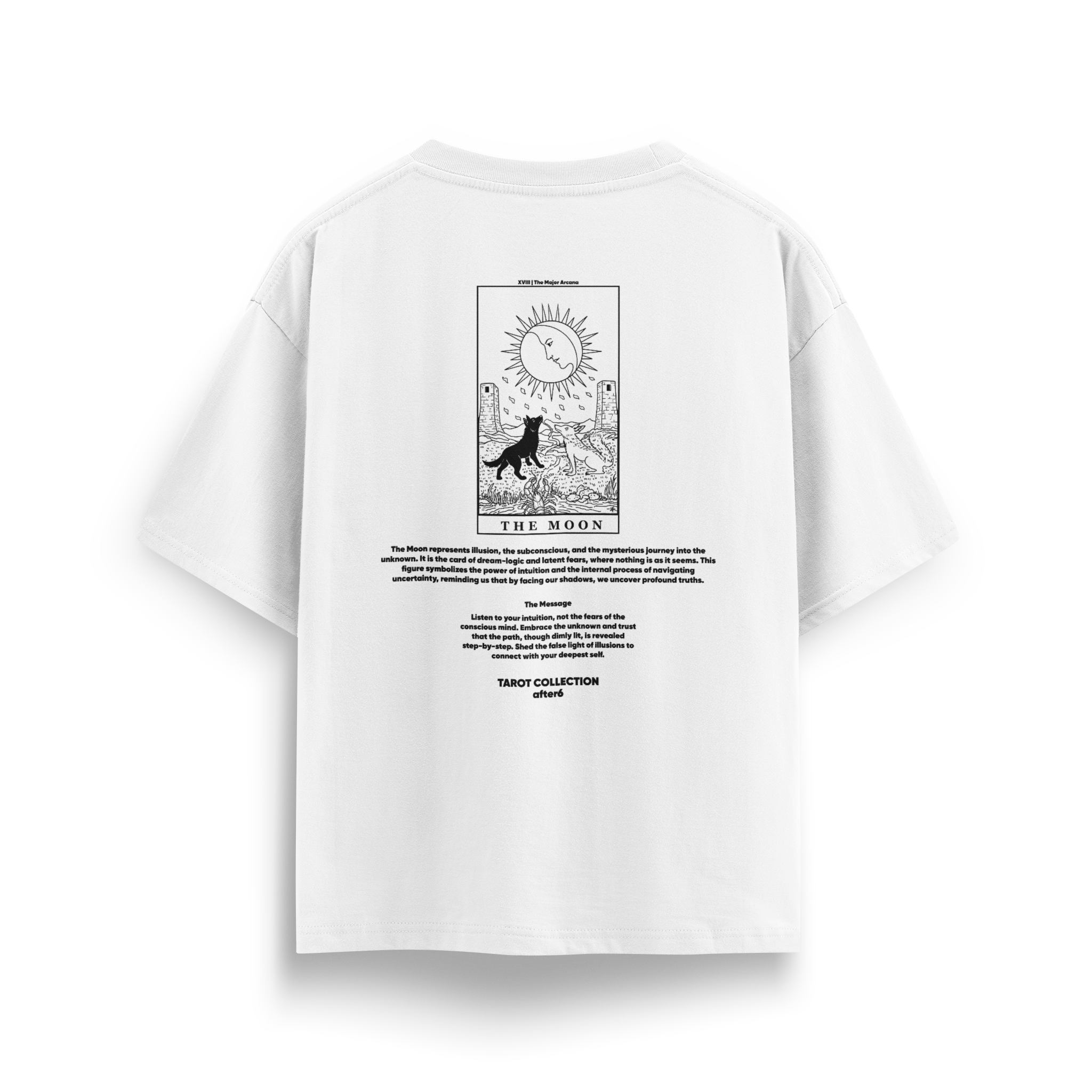 XVIII The Moon - Oversize T-Shirt
