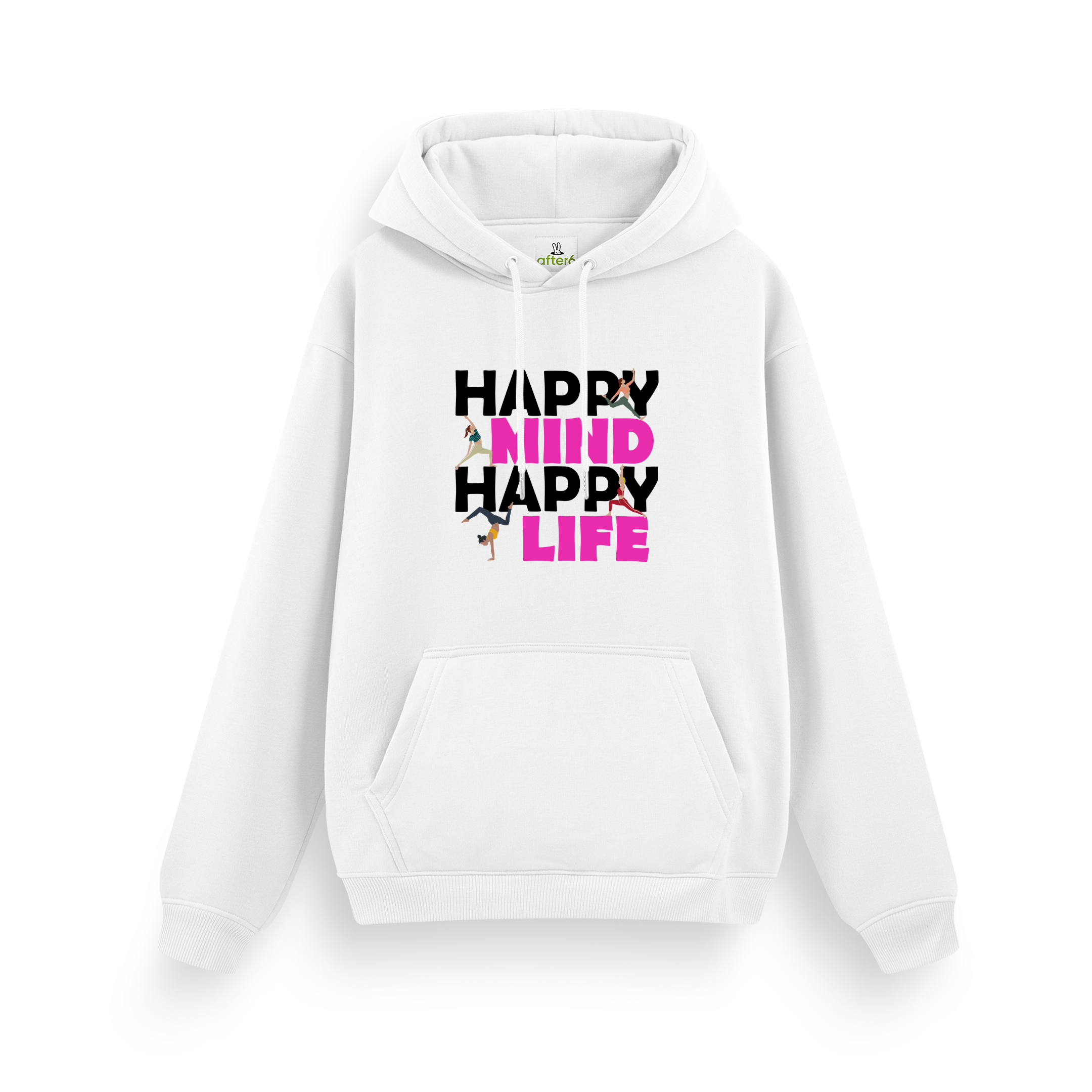 Happy Mind Happy Life - Regular Hoodie