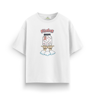 Pilates-Relaxamento - Oversize T-Shirt