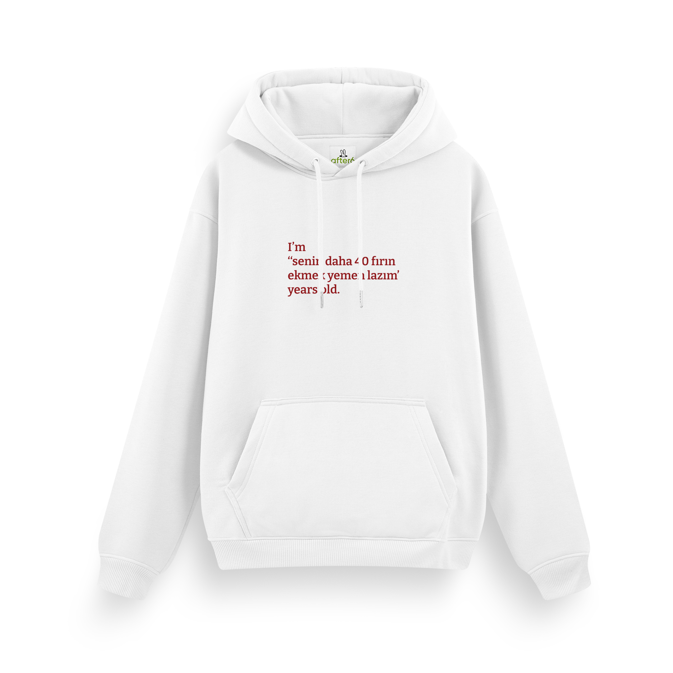 Senin daha 40 fırın ekmek yemen lazım - Regular Hoodie