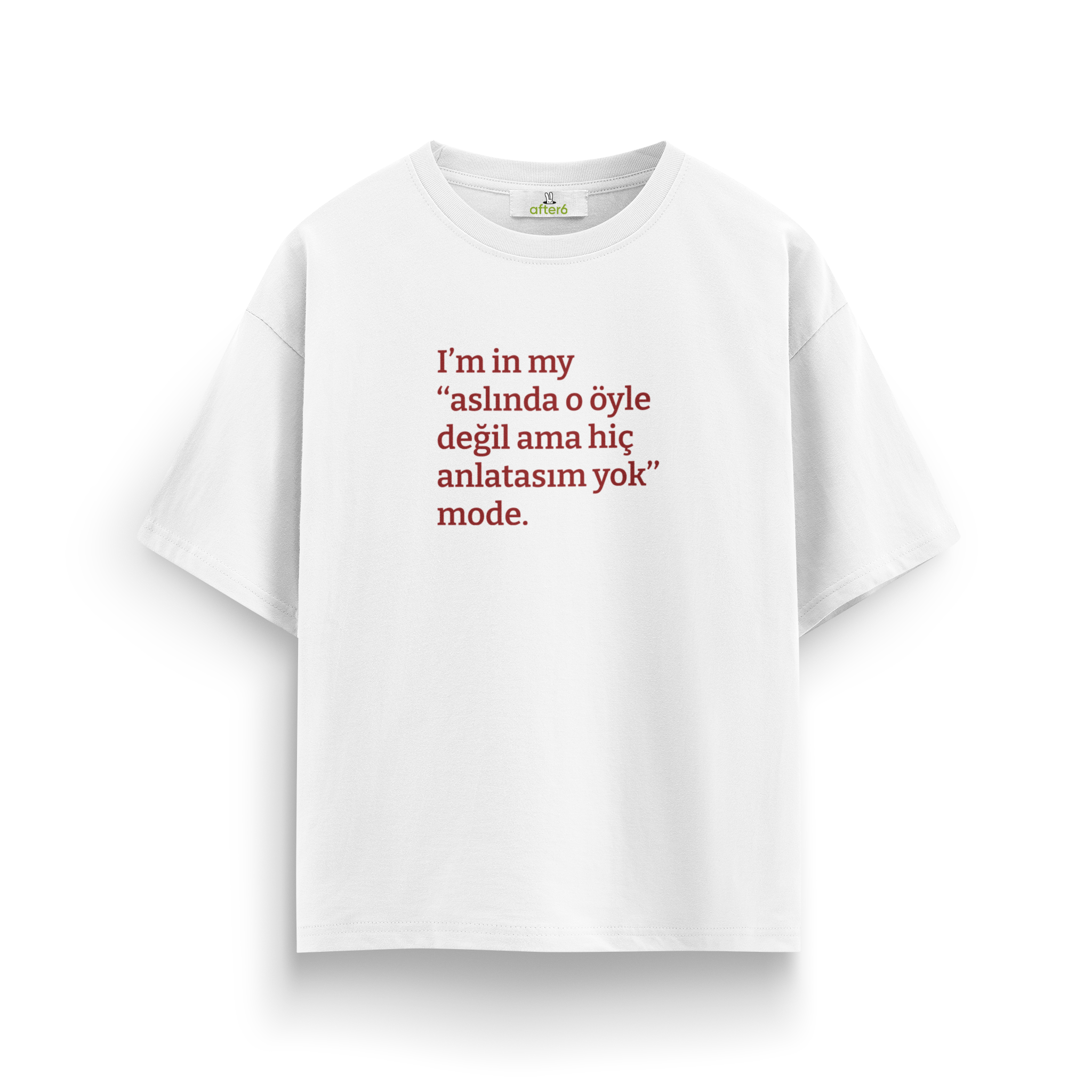 Aslında o öyle değil ama - Oversize T-Shirt