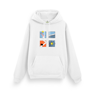 Lines & Tennis - Regular Hoodie