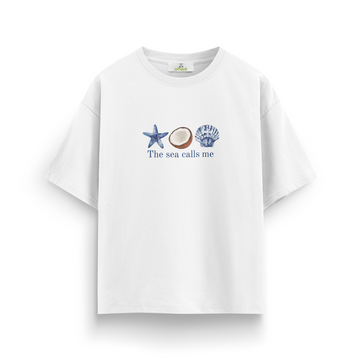 The sea calls me - Oversize T-Shirt