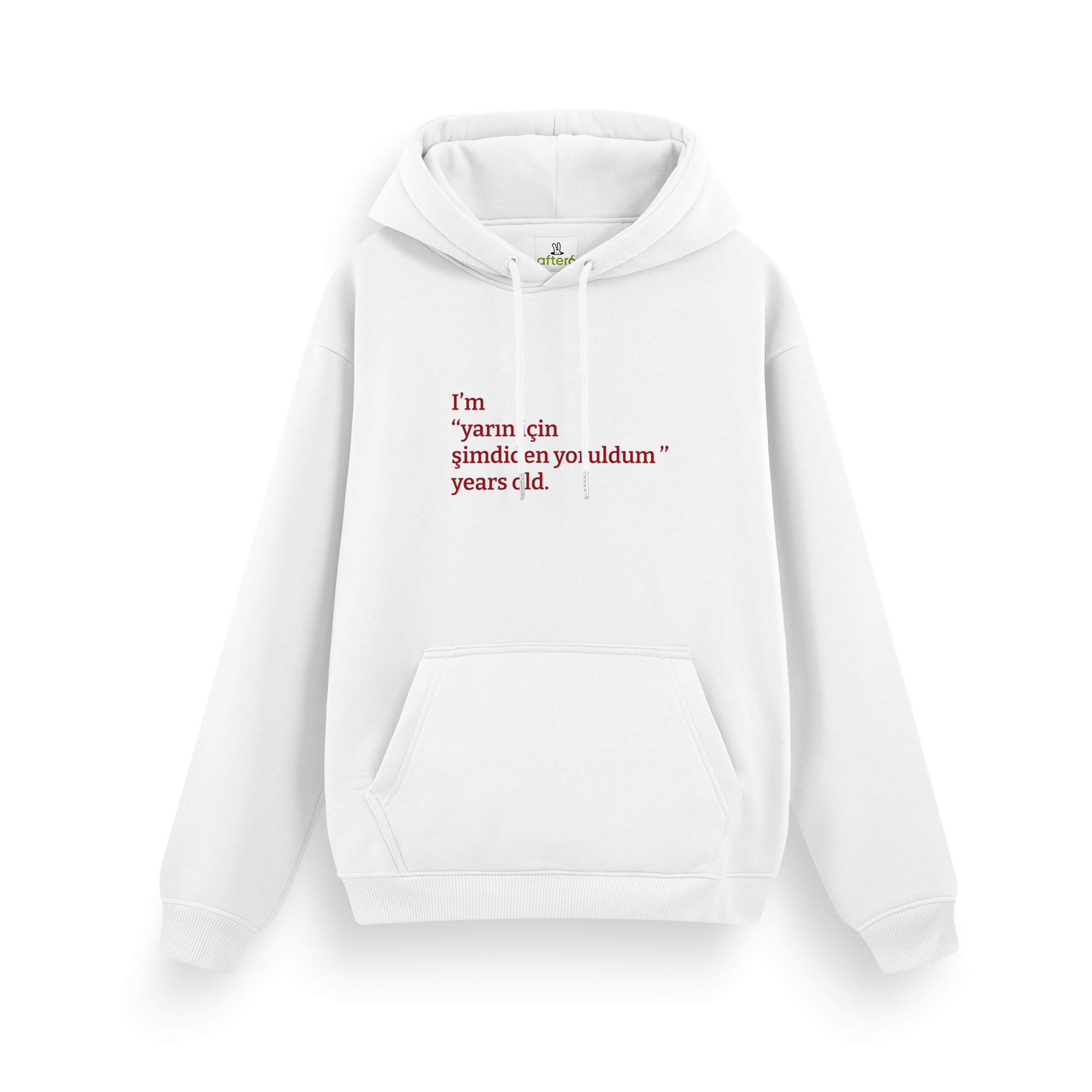 Yarın için şimdiden yoruldum - Regular Hoodie