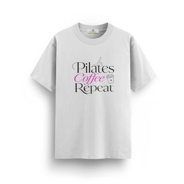 Pilates Coffee Repeat - Regular T-shirt