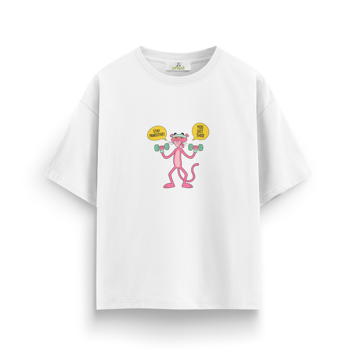 Stay Pawsitive - Oversize T-Shirt