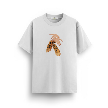 Woman and Leopard - Regular T-shirt