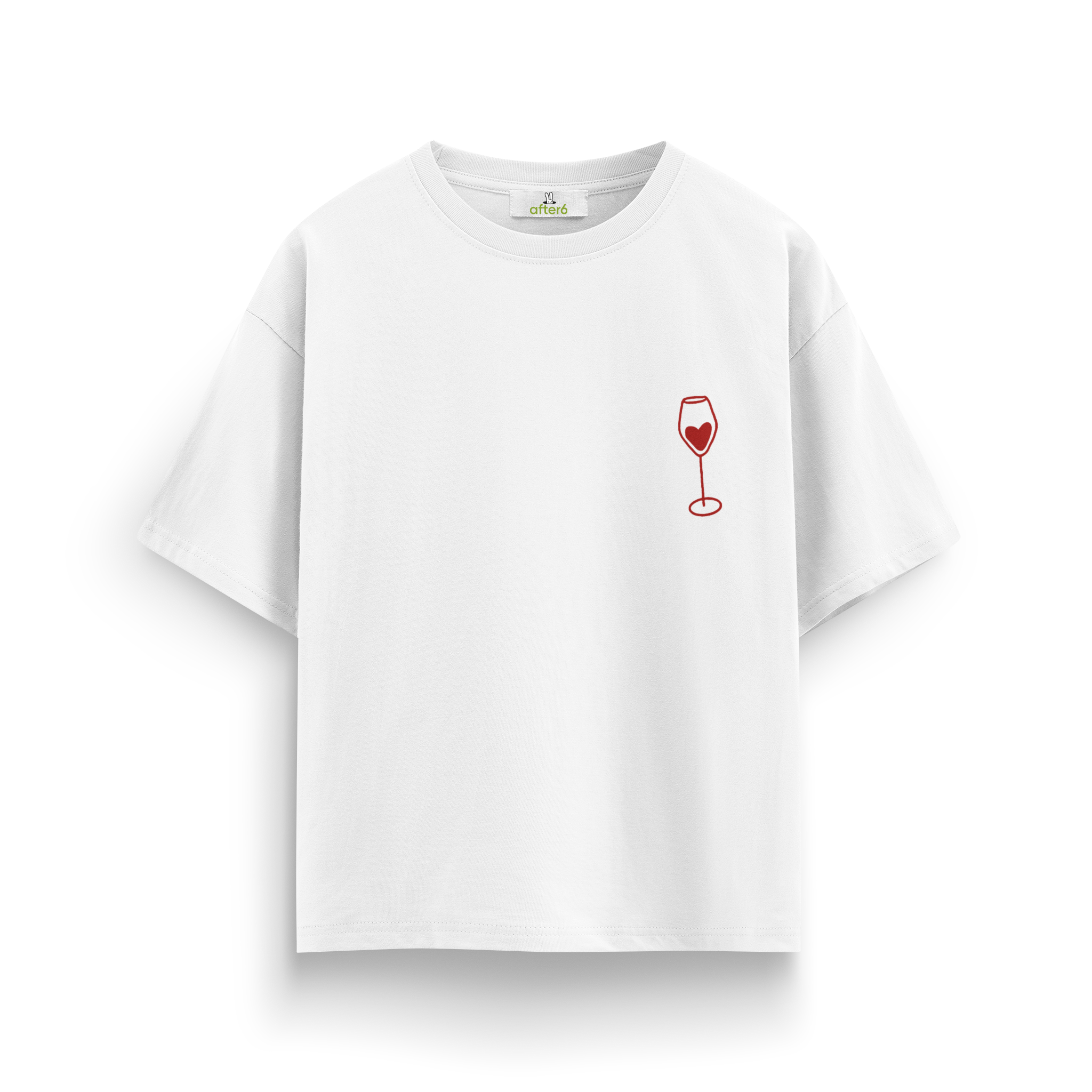 Glass of wine - Oversize T-Shirt