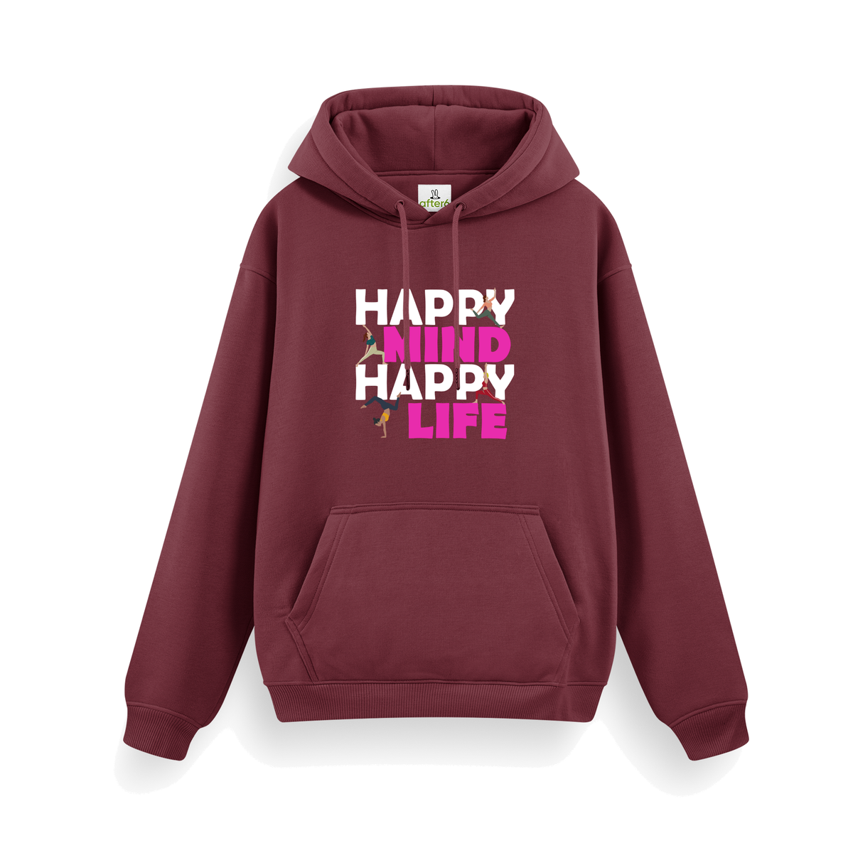 Happy Mind Happy Life - Regular Hoodie