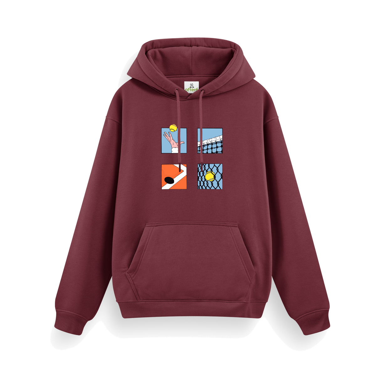Lines & Tennis - Regular Hoodie