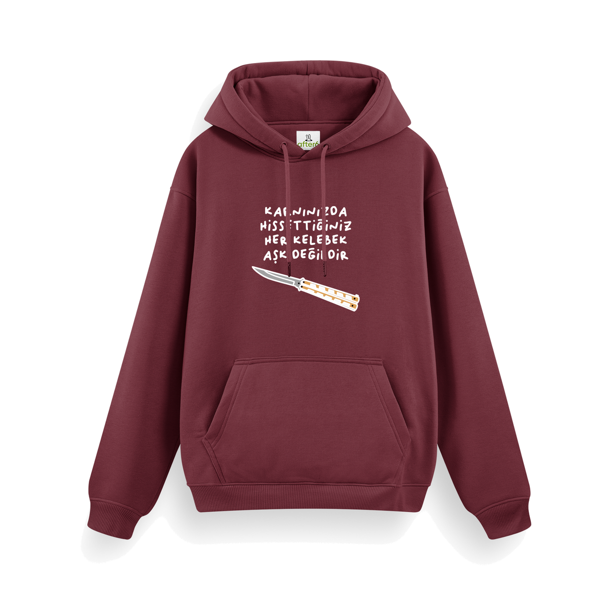 Her Kelebek Aşk Değildir - Regular Hoodie