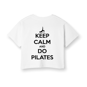 Keep Calm And Do Pilates - Crop T-Shirt