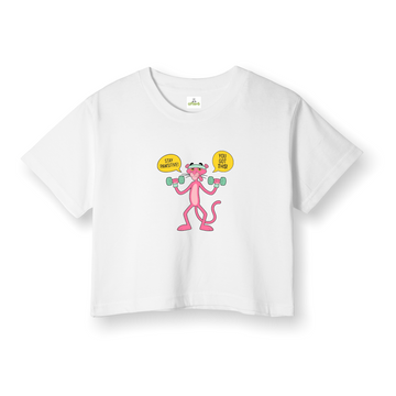Stay Pawsitive - Crop T-Shirt