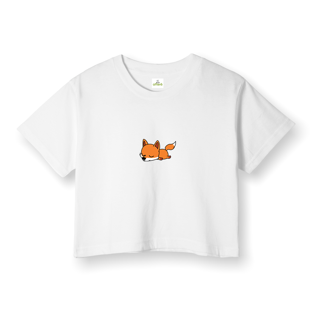 Lazy Fox - Crop T-Shirt