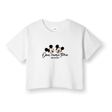 One More Time - Crop T-Shirt