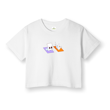 Paper Twist - Crop T-Shirt