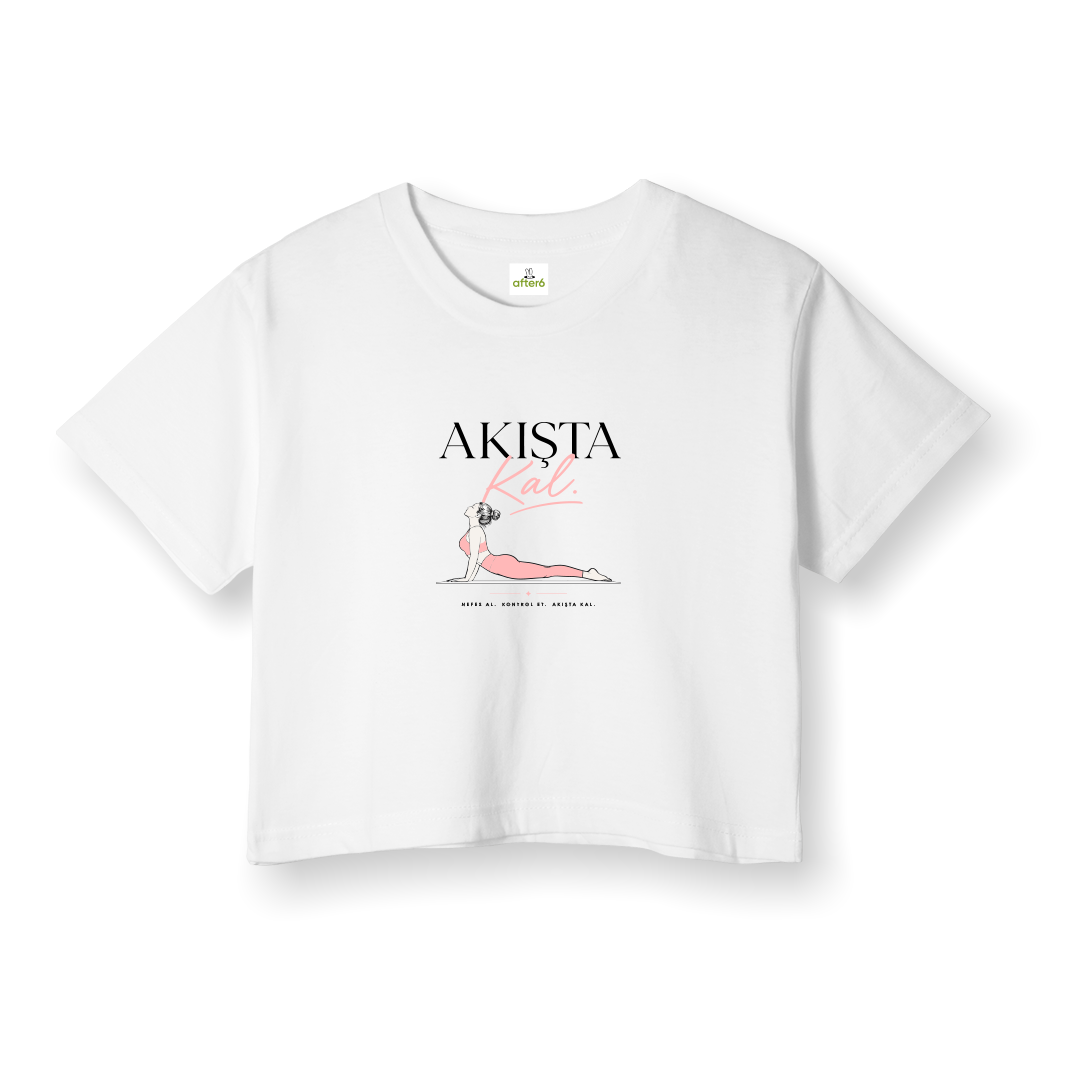 Akışta Kal - Crop T-Shirt
