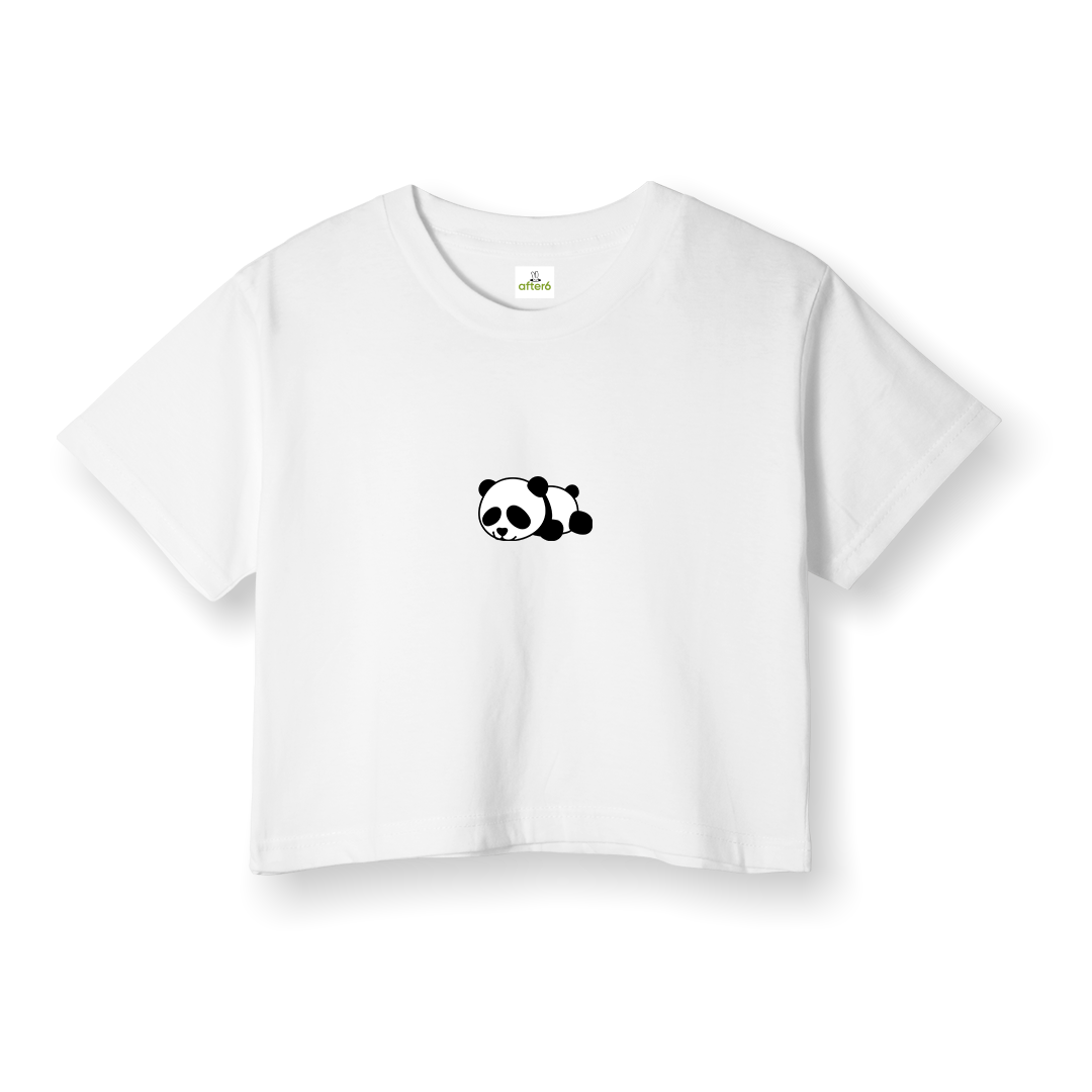 Lazy Panda 2 - Crop T-Shirt