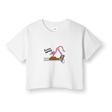 Pilates Panther - Crop T-Shirt