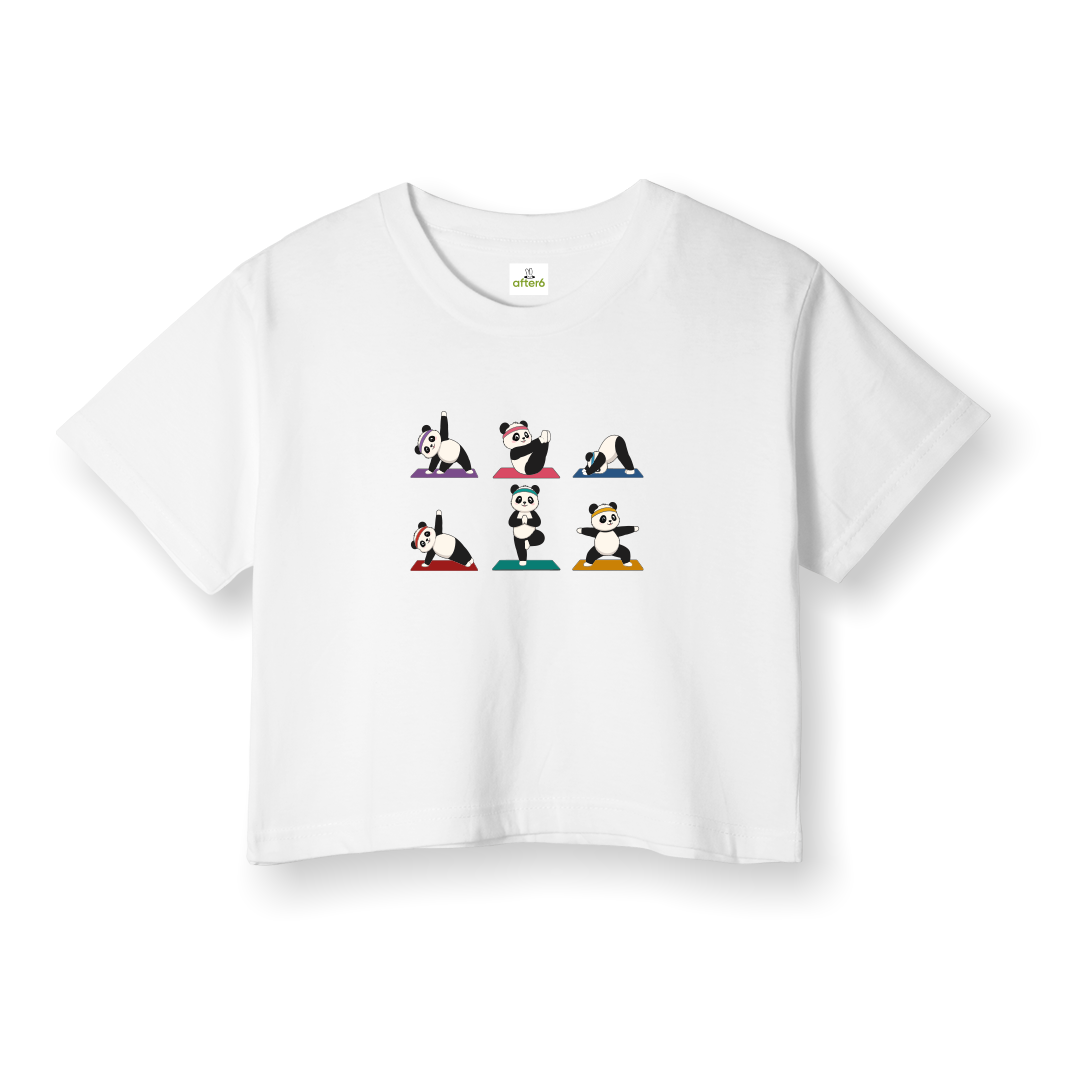 Panda Flow - Crop T-Shirt