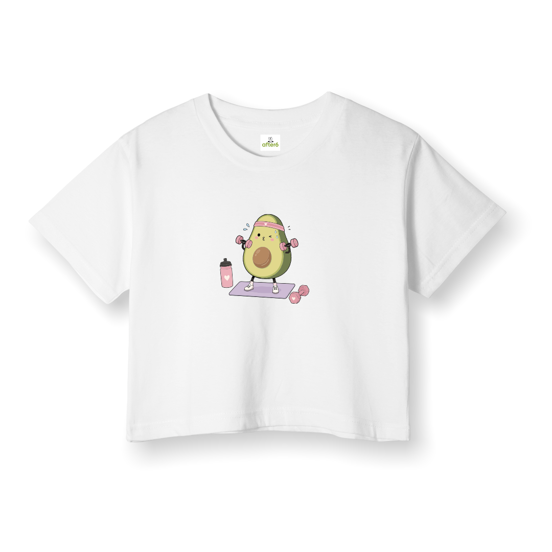 Pink Avo - Crop T-Shirt
